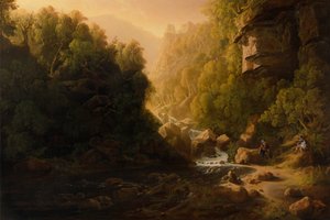 El torrente de la montaña